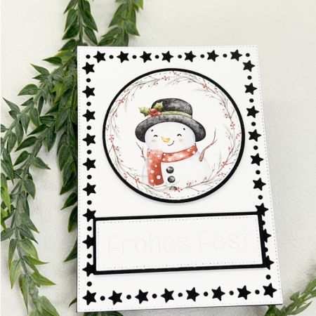 Karte Schneemann